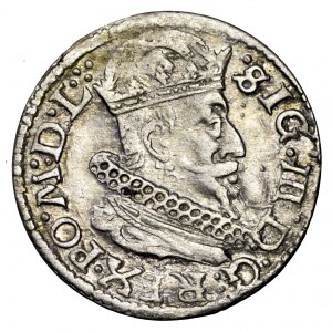 Zygmunt III Waza, grosz 1625, Wilno - cztery kropki, rzadsze