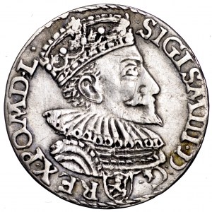 Zygmunt III Waza, trojak 1594, Malbork