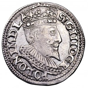 Zygmunt III Waza, trojak 1596, Olkusz