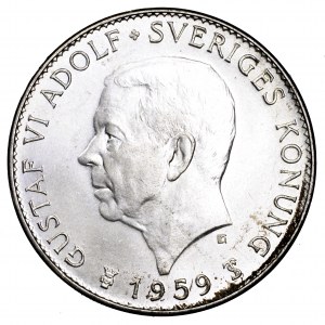 Szwecja, 5 koron 1959, 150 lat Konstytucji