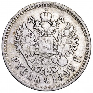 Rosja, Mikołaj II, rubel 1899 **