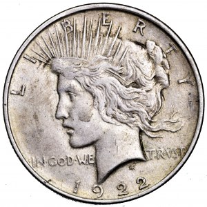 Stany Zjednoczone, dolar 1922, Peace