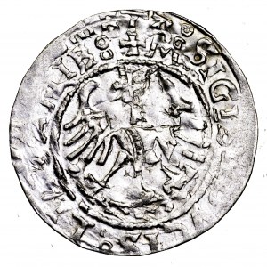 Zygmunt I Stary, półgrosz 1522, Wilno - destrukt, ciekawy