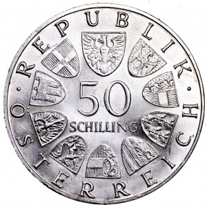 Austria, 50 szylingów 1969, Maksymilian I