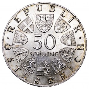 Austria, 50 szylingów 1966, Bank Austrii