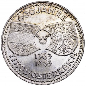 Austria, 50 szylingów 1959, 600 rocznica przyłączenia Tyrolu
