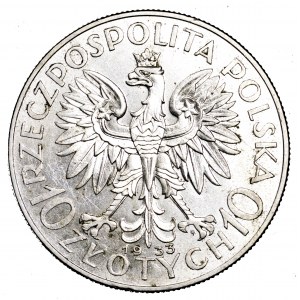 II Rzeczpospolita, 10 złotych 1933, Polonia