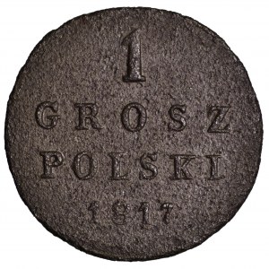 Królestwo Polskie, 1 grosz 1817 IB