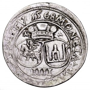 Zygmunt II August, czworak 1568, Wilno - LI/LITV