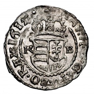 Węgry, Maciej, denar 1612 - piękny