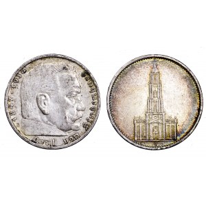 Niemcy, zestaw 2 monet 5 marek