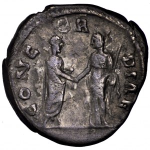 Cesarstwo Rzymskie, Faustyna I, denar 141, Antoninus