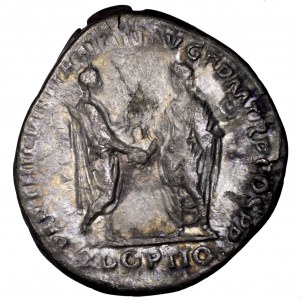Cesarstwo Rzymskie, Hadrian, denar, Trajan