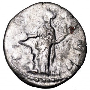 Cesarstwo Rzymskie, Faustyna II, denar pośmiertny, Salus