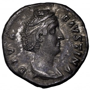 Cesarstwo Rzymskie, Faustyna I, denar pośmiertny, Ceres