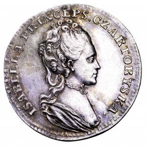 Izabela Fleming Czartoryska, dukat, odbitka w srebrze 1772