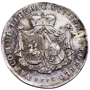 Izabela Fleming Czartoryska, dukat, odbitka w srebrze 1772
