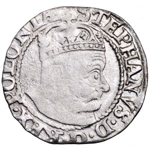 Stefan Batory, grosz 1579, Olkusz - duża głowa