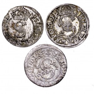 Zygmunt III Waza, zestaw 3 szelągów