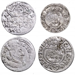 Zygmunt III Waza, zestaw 4 monet