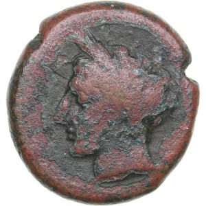 Sicily, uncertain Punic mint (Panormos?) Æ 16mm (circa 400-350 BC)