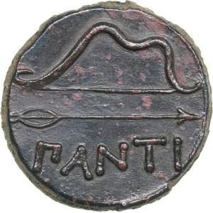 Bosporus Kingdom, Pantikapaion Æ obol (Circa 314-310 BC)