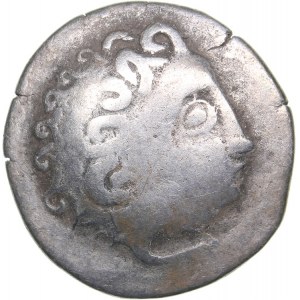 Celtic - Lower Danube AR Drachm - (2nd to 1st century BC)