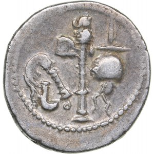 Roman Empire AR Denarius - Julius Caesar April-August 49 BC