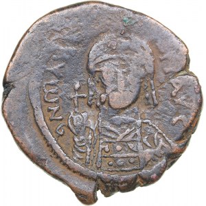 Byzantine Æ Follis - Maurice Tiberius (582-602 BC)