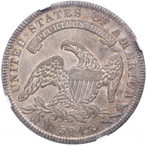 USA 50 cents 1834 NGC AU 58
