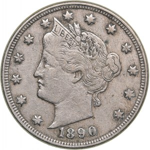 USA 5 cents 1890