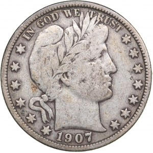 USA half dollar 1907