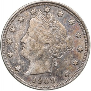 USA 5 cents 1909