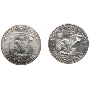 USA 1 dollar 1971 and 1974 (2)
