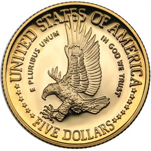 USA 5 dollars 1986
