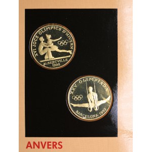 Andorra coins set 1988 - Olympics