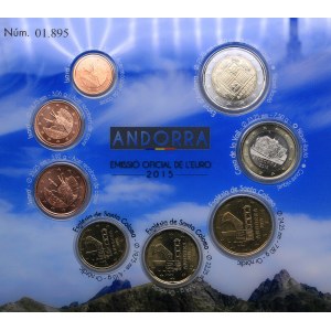 Andorra coins set 2015