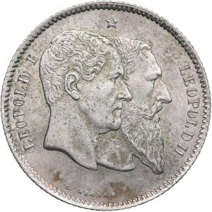 Belgia 1 franc 1880