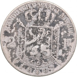 Belgia 2 francs 1887