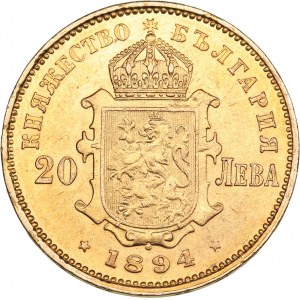 Bulgaria 20 leva 1894
