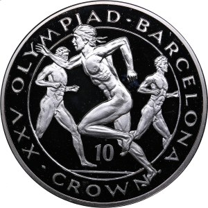 Gibraltar 10 crown 1991 - Olympics