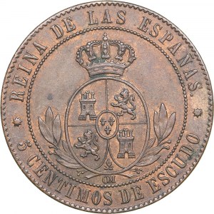 Spain 5 centimos 1868