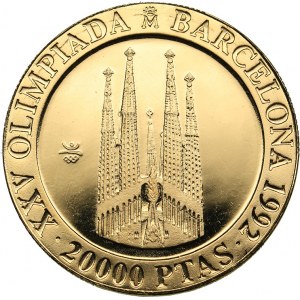 Spain 20 000 ptas 1990 Olympics
