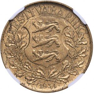 Estonia 1 kroon 1934 NGC MS 63
