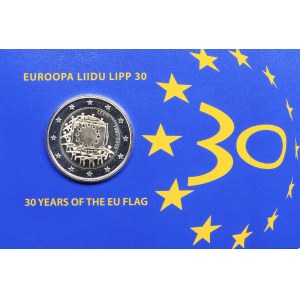 Estonia 2 euro 2015 30 years of the EU flag