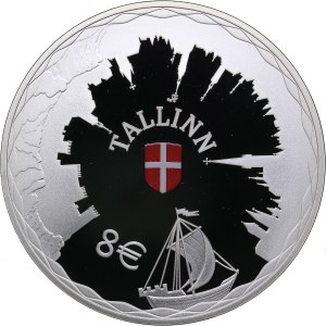 Estonia 8 euro 2017 - Hanseatic city Tallinn