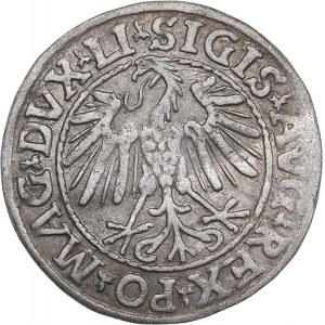 Lithuania 1/2 grosz 1547 - Sigismund II Augustus (1545-1572)