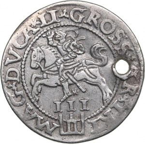 Lithuania 3 grosz 1562 - Sigismund II Augustus (1545-1572)