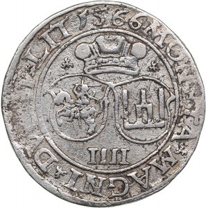 Lithuania 4 grosz 1566 - Sigismund II Augustus (1545-1572)