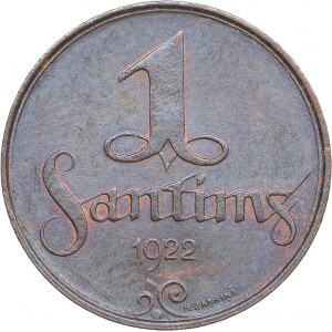 Latvia 1 santims 1922